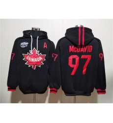 Men Team Canada 97 Connor McDavid Black Ageless Must Have Lace Up Pullover Hoodie Men Team Canada 97 Connor McDavid Black Ageless Must Have Lace Up Pullover Hoodie