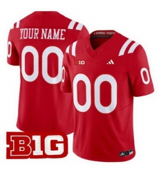 Men Nebraska Cornhuskers ACTIVE PLAYER Custom Scarlet 2026 F U S E  Vapor Limited Stitched Football Jersey