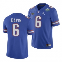 Florida Gators Shawn Davis Royal 2020 Cotton Bowl Classic College Football Jersey