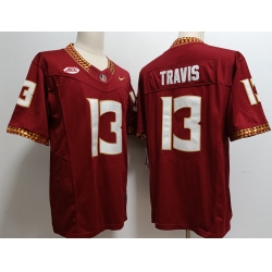 Men Women Youth Florida State Seminoles #13 Jordan Travis Red 2023 F U S E Stitched Limited NCAA Jersey