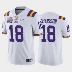 LSU Tiger K'Lavon Chaisson White Home Men'S Jersey