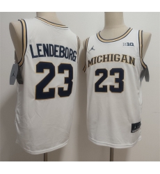 Men Michigan Wolverines ACTIVE PLAYER Custom White Stitched Basketball Jersey Men Michigan Wolverines ACTIVE PLAYER Custom White Stitched Basketball Jersey
