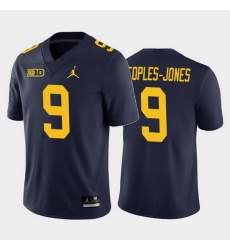 Michigan Wolverines Donovan Peoples Jones Navy Home Men'S Jersey