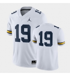 Michigan Wolverines White Game Men'S Jersey