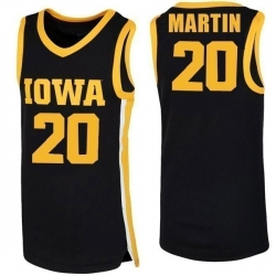 Men Iowa Hawkeyes Martin #20 Black Jersey