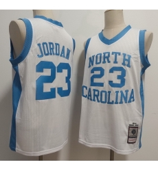 Men North Carolina Tar Heels #23 Michael Jordan 1983-84 Throwback White Stitched NCAA Basketball Jersey Men North Carolina Tar Heels #23 Michael Jordan 1983-84 Throwback White Stitched NCAA Basketball Jersey