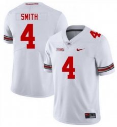 Men Jeremiah Smith White Ohio State Buckeyes Stitched NCAA Jersey Men Jeremiah Smith White Ohio State Buckeyes Stitched NCAA Jersey