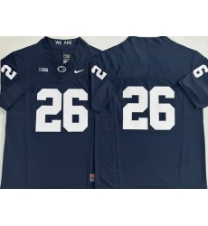Men Penn State #26 Saquon Barkley Navy Stitched NCAA Jersey No Name Men Penn State #26 Saquon Barkley Navy Stitched NCAA Jersey No Name