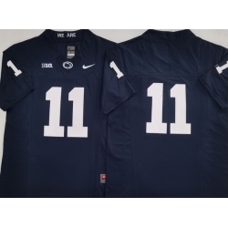 Men Penn State Nittany Lions Blue #11 Micah Parsons Stitched NCAA Jersey