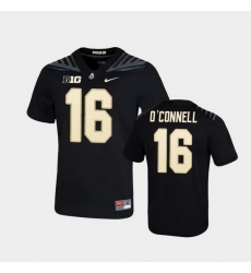 Men Purdue Boilermakers Aidan O'Connell Game Football Black Jersey