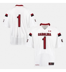 Men South Carolina Gamecocks College Football White Jersey