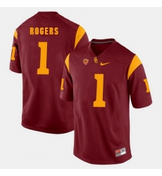 Men Usc Trojans Darreus Rogers Pac 12 Game Red Jersey