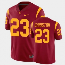 Men Usc Trojans Kenan Christon College Football Cardinal Alumni Player Game Jersey