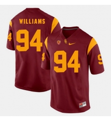 Men Usc Trojans Leonard Williams Pac 12 Game Red Jersey