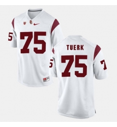 Men Usc Trojans Max Tuerk Pac 12 Game White Jersey