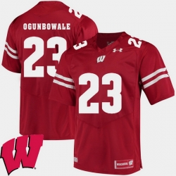 Men Wisconsin Badgers Dare Ogunbowale Red Alumni Football Game Ncaa 2018 Jersey