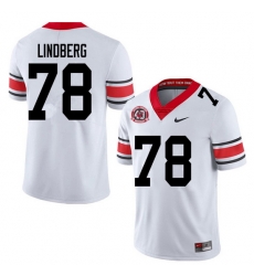 2020 Men #78 Chad Lindberg Georgia Bulldogs 1980 National Champions 40th Anniversary College Footbal