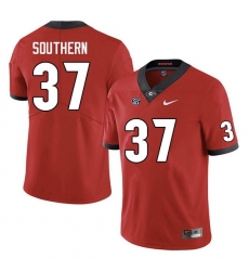 Men #37 Drew Southern Georgia Bulldogs College Football Jerseys Sale-Red Anniversary