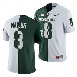 Michigan State Spartans Jalen Nailor Michigan State Spartans Split Edition 2021 22 Jersey