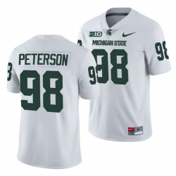 Michigan State Spartans Julian Peterson White Nfl Limited Men Jersey