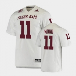 Men Texas A&M Aggies Kellen Mond College Football White Premier Jersey