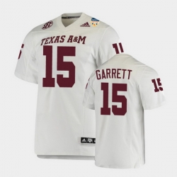 Men Texas A&M Aggies Myles Garrett 2021 Orange Bowl College Football White Jersey