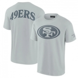 Men Fanatics Gray San Francisco 49Ers Elements Iconic T Shirt