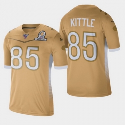 Men's San Francisco 49ers #85 George Kittle 2020 NFC Pro Bowl Game Jersey