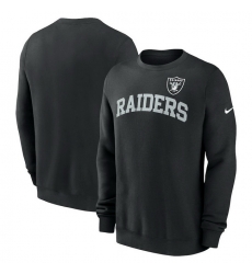 Men Nike Black Las Vegas Raiders Club Pullover Sweatshirt Men Nike Black Las Vegas Raiders Club Pullover Sweatshirt