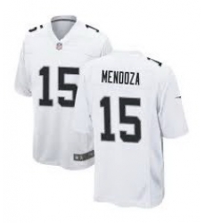 Las Vegas Raiders 15 MENDOZA White Vapor Limited Stitched Jersey Las Vegas Raiders 15 MENDOZA White Vapor Limited Stitched Jersey