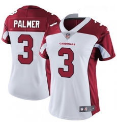 Womens Nike Arizona Cardinals 3 Carson Palmer White Vapor Untouchable Limited Player NFL Jersey