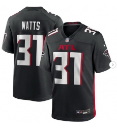 Men Atlanta Falcons Xavier Watts #31 F U S E Stitched Nike Black Jersey Men Atlanta Falcons Xavier Watts #31 F U S E Stitched Nike Black Jersey