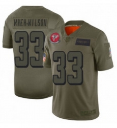 Youth Atlanta Falcons 33 Blidi Wreh Wilson Limited Camo 2019 Salute to Service Football Jersey