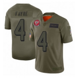 Youth Atlanta Falcons 4 Brett Favre Limited Camo 2019 Salute to Service Football Jersey949