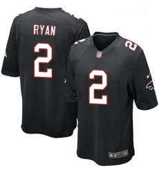 Youth Nike Atlanta Falcons 2 Matt Ryan Game Black Alternate NFL Jersey