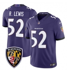 Men Baltimore Ravens 52 Ray Lewis Purple 2026 F U S E Vapor Stitched Limited Football Jersey Men Baltimore Ravens 52 Ray Lewis Purple 2026 F U S E Vapor Stitched Limited Football Jersey