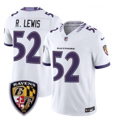 Men Baltimore Ravens 52 Ray Lewis White 2026 F U S E Vapor Stitched Limited Football Jersey Men Baltimore Ravens 52 Ray Lewis White 2026 F U S E Vapor Stitched Limited Football Jersey