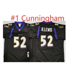 Men Baltimore Ravens Randall Cunningham #1 Black M&N Throwback Jersey Men Baltimore Ravens Randall Cunningham #1 Black M&N Throwback Jersey