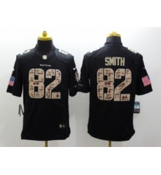 Nike Baltimore Ravens 82 Torrey Smith Black Limited Salute to Service NFL Jersey