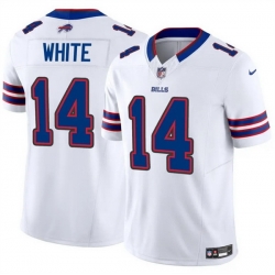 Men Buffalo Bills 14 Mike White White 2025 F U S E  Vapor Untouchable Limited Stitched Football Jersey
