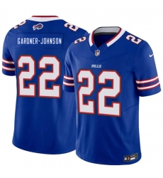 Men Buffalo Bills  22 C J  Gardner Johnson Blue 2026 F U S E  Vapor Untouchable Limited Stitched Football Jersey
