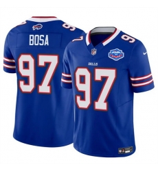 Men Buffalo Bills 97 Joey Bosa Blue 2025 F U S E With Farewell Patch Vapor Untouchable Limited Stitched Football Jersey Men Buffalo Bills 97 Joey Bosa Blue 2025 F U S E With Farewell Patch Vapor Untouchable Limited Stitched Football Jersey