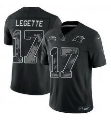 Men Carolina Panthers 17 Xavier Legette Black F U S E 2026 Salute to Service Limited Stitched Football Jersey Men Carolina Panthers 17 Xavier Legette Black F U S E 2026 Salute to Service Limited Stitched Football Jersey