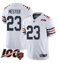 Men Chicago Bears 23 Devin Hester White 100th Season Limited Football Jersey Men Chicago Bears 23 Devin Hester White 100th Season Limited Football Jersey