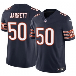 Men Chicago Bears 50 Grady Jarrett Navy 2025 F U S E  Vapor Untouchable Limited Stitched Football Jersey