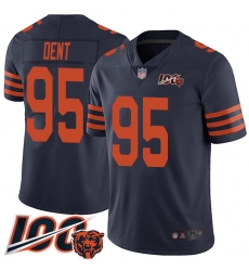 Youth Chicago Bears 95 Richard Dent Limited Navy Blue Rush Vapor Untouchable 100th Season Football Jersey 