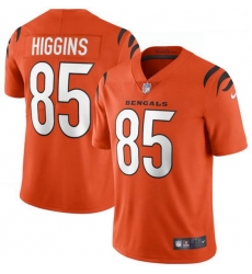 Men Nike Cincinnati Bengals 85 Tee Higgins Orange Vapor Limited Jersey