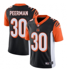 Nike Bengals #30 Cedric Peerman Black Team Color Mens Stitched NFL Vapor Untouchable Limited Jersey