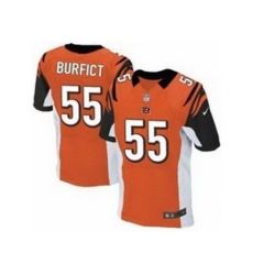 Nike Cincinnati Bengals 55 Vontaze Burfict Orange Elite NFL Jersey