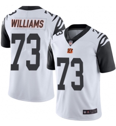 Bengals 73 Jonah Williams White Youth Stitched Football Limited Rush Jersey